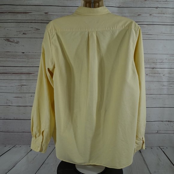 Abercrombie & Fitch Pale Yellow Button Up Shirt - Picture 5 of 6
